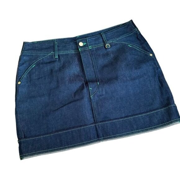 JACQUEMUS Denim Navy 'La Jupe De Nimes' Mini Skirt - 32, NEW - Picture 1 of 9